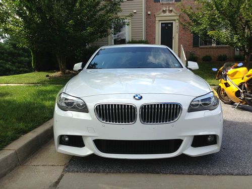 2011 bmw 550i xdrive m package, mint condition. fully loaded, white, 20k miles