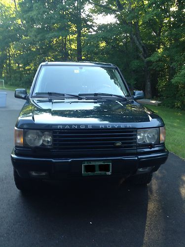2000 range rover 4.6 holland &amp; holland edition hunter green w / brown int.