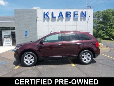 2011 ford edge sel fwd certified!