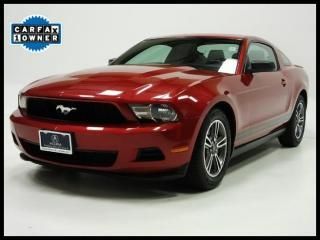 2012 ford mustang v6 premium coupe loaded leather cd auto low miles one owner!