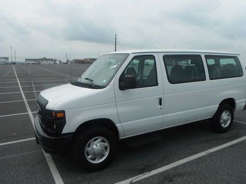 08 ford e-250 isle seating airport shuttle school bus seating 10 passenger 26k