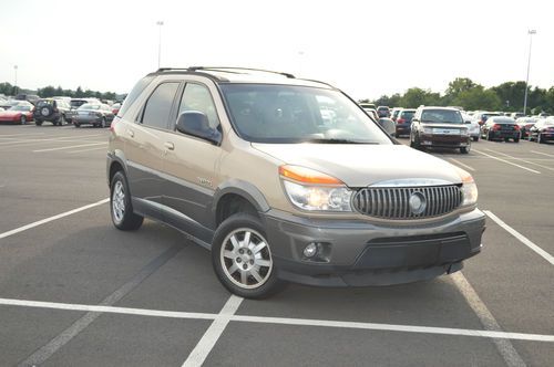 2003 gold buick rendezvous cx awd suv clean title, leather &amp; ice cold a/c lqqk