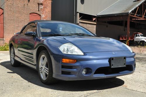 2003 mitsubishi eclipse spyder gt convertible 3.0 * low miles* clean* no reserve