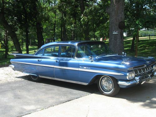 1959 4 dr. bel air,big change from 58,better fin's then 60