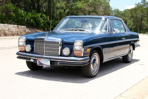1971 mercedes-benz 250c - owned by general james h. polk - all records included