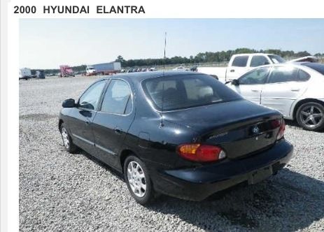 2000 hyundai elantra gls sedan 4-door 2.0l