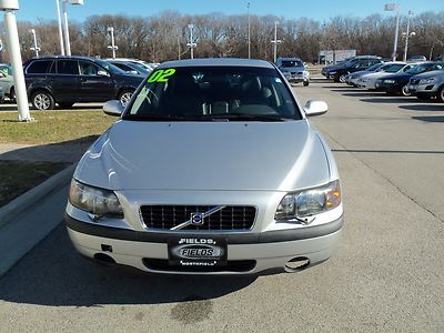 No reserve 2002 volvo s60, 2.4 l 5 cyl turbo awd automatic, s 4x4 leather, roof