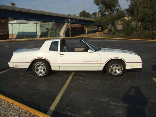 1986 monte carlo ss 305 t-tops, new white paint, all original, many new parts