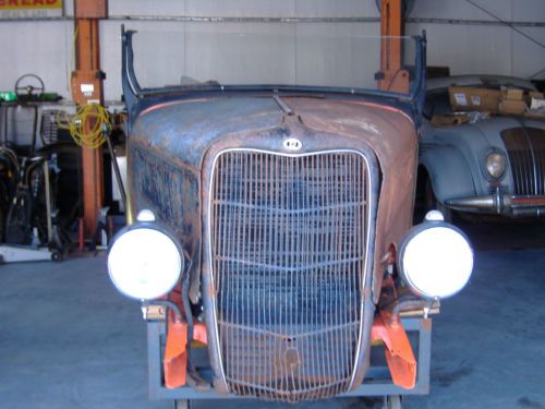 1935 ford roadster truck, project car, street rod, vintage