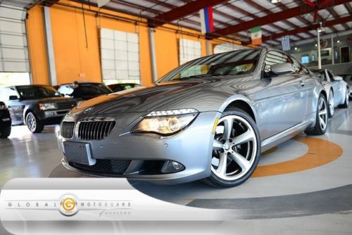 08 bmw 650i sport cold weather pkg navigation roof pdc entry drive heated seats
