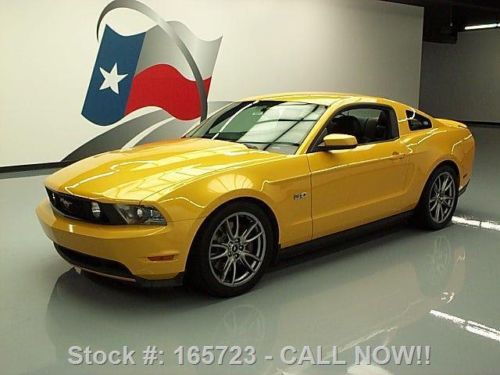 2011 ford mustang gt premium 5.0l 6-spd htd leather 46k texas direct auto