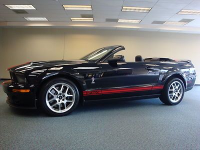 2009 ford mustang shelby gt500 gt 500 convertible only 20k 1 owner new tires wow