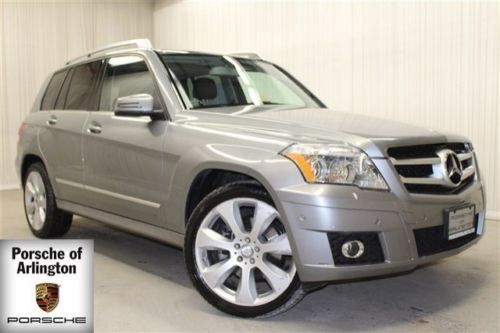2011 mercedes-benz glk350 awd navi dual roof leather grey black clean low miles