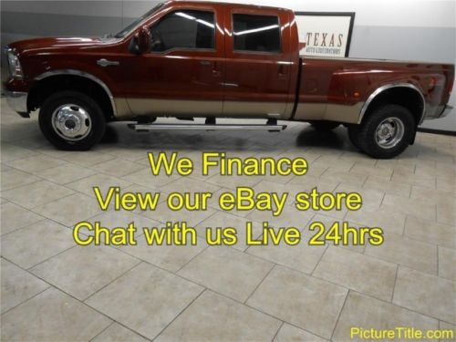06 f350 dually fx4 4x4 king ranch leather heated seats we finance texas
