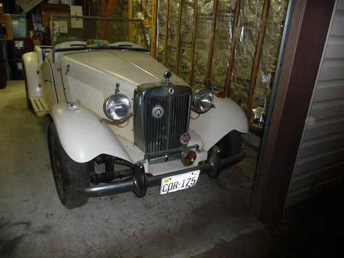 1952 mgtd kit car, project car, garage find