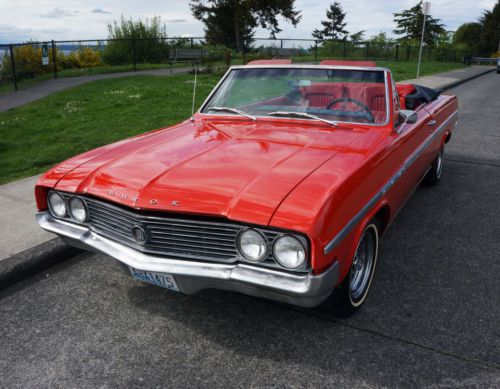 1964 skylark sport convertible red/red rally wheels -71,836 low miles must see!