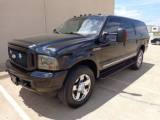 2004 ford excursion limited powerstroke diesel-4x4-low miles-service records