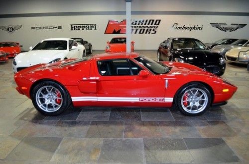 2005 ford gt red 2k miles rare 3 option must see!!!