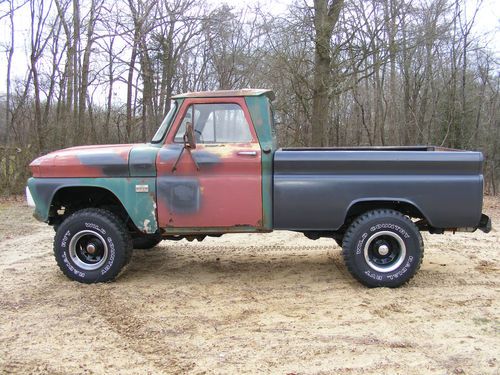 1966 chevrolet c-10 4x4 pickup truck no reserve!