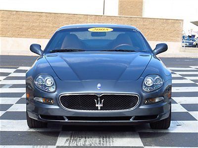 Gt low miles coupe manual gasoline 4.2l 8 cyl azzurro argentina metallic