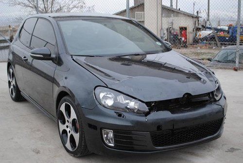 2012 volkswagen gti 2.0t pzev damaged salvage runs! low miles only 9k miles!!!