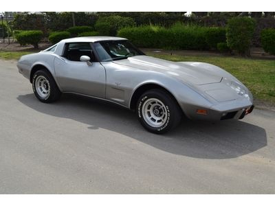 $1 no reserve, 78 25th anniversary corvette. recent total service and check out