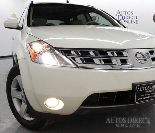 We finance 2003 nissan murano sl awd clean carfax htsts/mrrs mroof hids 6cd lthr