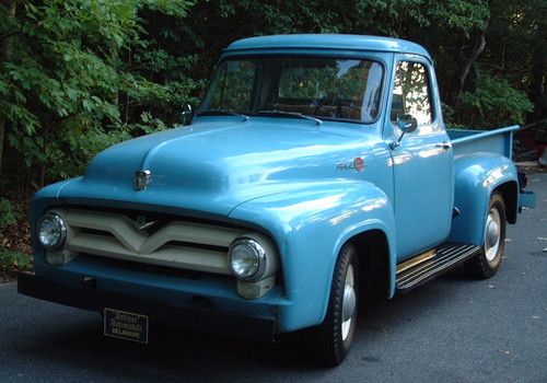1955 v8 ford f-100 pickup truck unrestored all original 41,822 mi 1 family owner