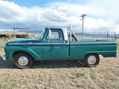 2wd short box 6cyl 4 sp manual trans genuine restored wyoming ranch pickup truck