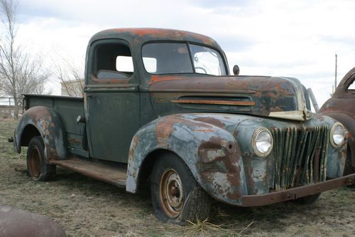 1946 ford 1/2 half ton pick up truck hot rat rod project f1 great patina solid