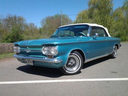 1964 corvair monza convertible 110 hp w/ automatic transmission - very nice!!!