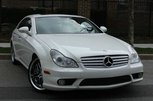Sport amg pkg white/tan 20' upgraded wheels clean carfax perfect autocheck