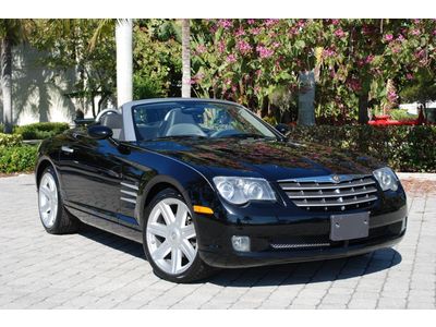 2005 chrysler crossfire limited roadster convertible low mileage 5-speed auto