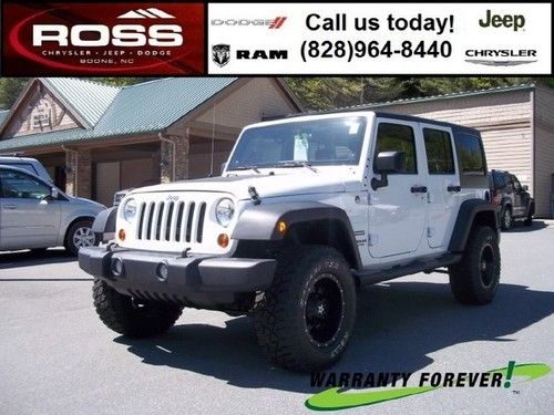 Very clean 1-owner jeep wrangler unlimited sport with 2 inch lift
