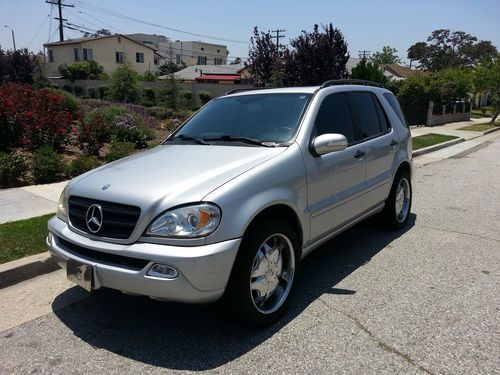 2002 mercedes-benz ml320 base sport utility 4-door 3.2l cleam in&amp;out no reserve