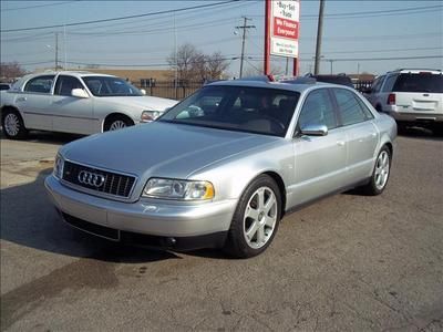 Warranty and financing available 2002 audi s8, rebuilt salvage title, navigation