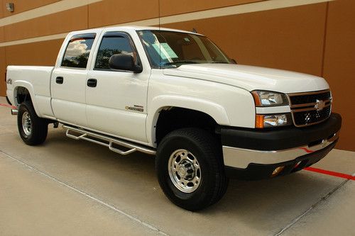 07 chevy silverado 2500hd lt3 crew cab diesel short bed 4wd one owner mint cond
