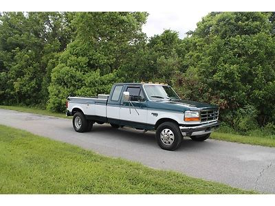 Fl 7.3 turbo diesel nice condition cold ac ext cab dually 2wd new ford trade