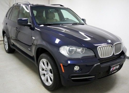 07 bmw x5 4.8i v8 auto navigation &amp; rearcam leather 3rd row seats clean carfax