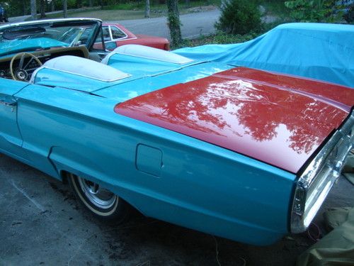 1964 ford thunderbird convertible &amp; coupe father/son project