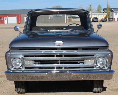1962 ford f100 custom cab long bed - completely restored - new engine