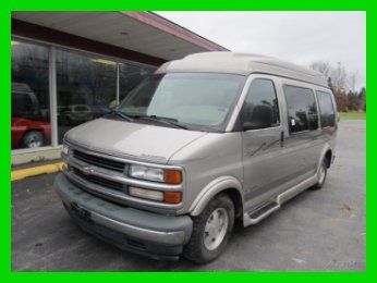 00 chevy van high top loaded body damage no reserve