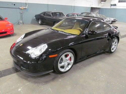 2002 porsche 911 turbo black manual serviced low miles financing