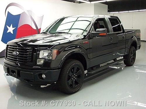 2012 ford f-150 fx4 crew 4x4 leather rear cam 20's 10k texas direct auto