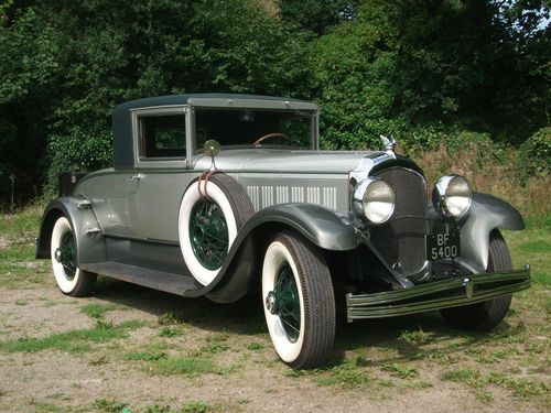 1928 chrysler imperial le baron l80 club coupe, -only 25 were built two remain.