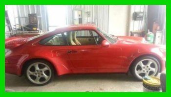 1994 porsche 911 carrera 4s wide body 3.6l h6 manual coupe red leather sunroof