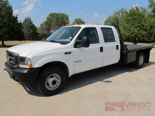 03 f350 flatbed 7.3l powerstroke diesel tx-one-owner ready for work