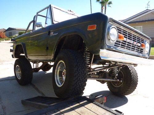 Rocky roads legend ford bronco with 12" coil-over suspension system