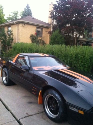 1984 black corvette