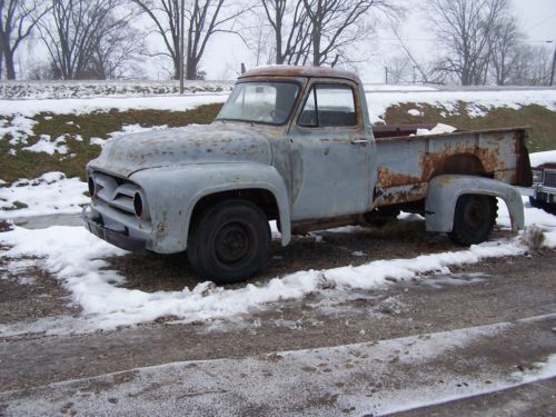 1955 ford 1 ton pickup w/ ten foot box